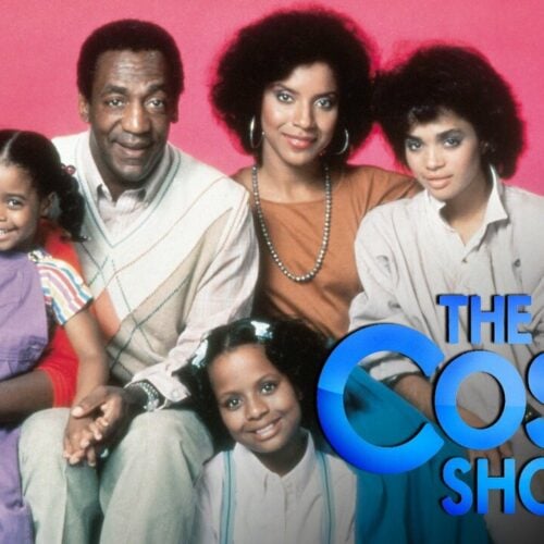 Malcolm-Jamal Warner, Keshia Knight Pulliam, Bill Cosby, Phylicia Rashad and Lisa Bonet (top row, from left), Tempestt Bledsoe (bottom)